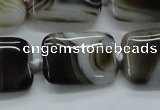 CAA535 15.5 inches 18*25mm rectangle madagascar agate beads