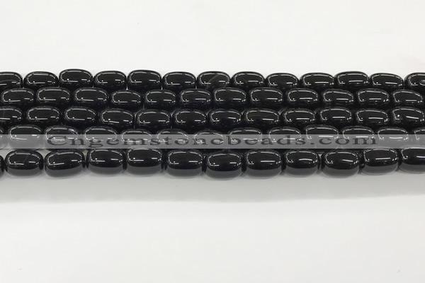 CAA5356 15.5 inches 10*14mm drum agate gemstone beads