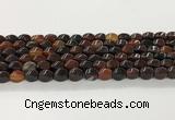 CAA5360 15.5 inches 8*12mm twisted rice agate gemstone beads