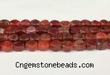 CAA5374 15.5 inches 10*12mm - 11*16mm faceted nuggets agate beads