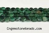 CAA5378 15.5 inches 10*12mm - 11*16mm faceted nuggets agate beads