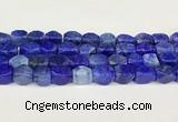 CAA5379 15.5 inches 10*12mm - 11*16mm faceted nuggets agate beads