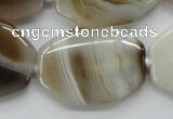 CAA538 15.5 inches 25*35mm octagonal madagascar agate beads