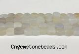 CAA5380 15.5 inches 10*12mm - 11*16mm faceted nuggets agate beads