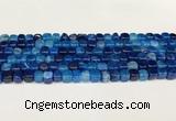 CAA5382 15.5 inches 6*7mm - 8*8mm nuggets agate gemstone beads
