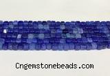 CAA5384 15.5 inches 6*7mm - 8*8mm nuggets agate gemstone beads