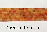 CAA5388 15.5 inches 6*7mm - 8*8mm nuggets agate gemstone beads