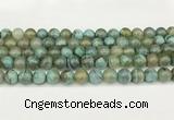 CAA5416 15.5 inches 10mm round agate gemstone beads