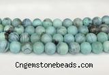 CAA5421 15.5 inches 14mm round agate gemstone beads