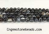 CAA5426 15.5 inches 12mm round agate gemstone beads