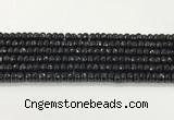 CAA5437 15.5 inches 6*8mm faceted rondelle agate gemstone beads