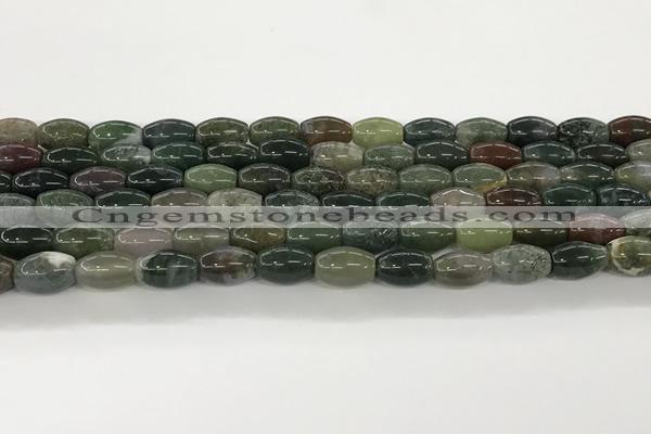 CAA5445 15.5 inches 8*12mm rice agate gemstone beads