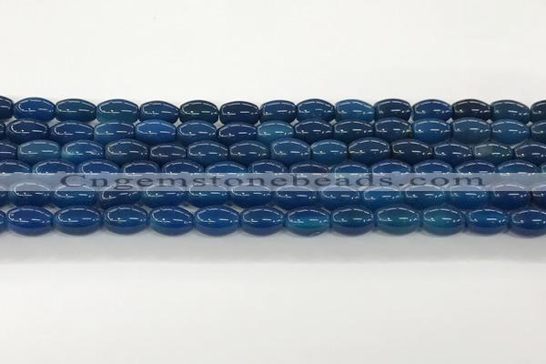 CAA5447 15.5 inches 8*12mm rice agate gemstone beads