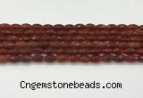 CAA5459 15.5 inches 8*12mm faceted rice agate beads