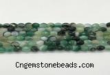 CAA5472 15.5 inches 8*12mm faceted rice agate beads