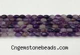 CAA5476 15.5 inches 8*12mm faceted rice agate beads