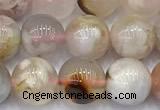 CAA5901 15 inches 8mm round sakura agate gemstone beads