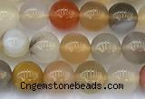 CAA5906 15 inches 6mm round colorful agate gemstone beads