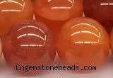 CAA5928 15 inches 14mm round red botswana agate beads