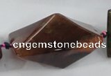 CAA605 15.5 inches 30*30*45mm pyramid dragon veins agate beads