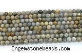 CAA6120 15.5 inches 4mm round bamboo leaf agate gemstone beads