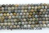 CAA6121 15.5 inches 6mm round bamboo leaf agate gemstone beads