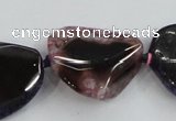 CAA621 15.5 inches 25*30mm freeform dragon veins agate beads