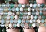 CAA6246 15 inches 6mm round green sakura agate beads