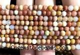 CAA6260 15 inches 4mm round wood jasper beads wholesale