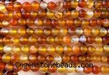 CAA6431 15 inches 6mm round red agate beads wholesale