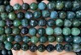 CAA6462 15 inches 10mm faceted round moss agate beads wholesale