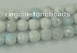 CAA710 15.5 inches 8mm faceted round fire crackle agate beads