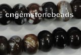 CAA733 15.5 inches 10*14mm rondelle fire crackle agate beads