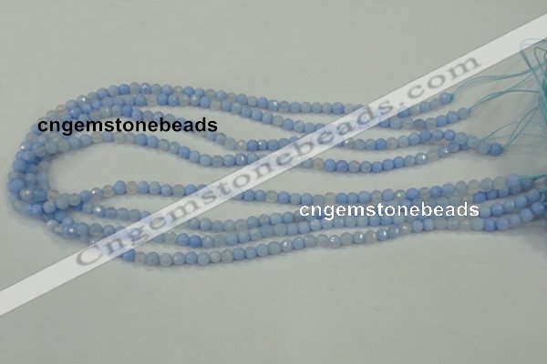 CAA734 15.5 inches 4mm faceted round blue lace agate beads wholesale