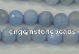 CAA738 15.5 inches 12mm faceted round blue lace agate beads wholesale