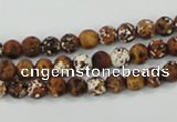 CAA749 15.5 inches 6mm round wooden agate beads wholesale