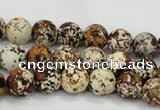 CAA752 15.5 inches 12mm round wooden agate beads wholesale