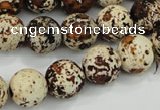 CAA754 15.5 inches 16mm round wooden agate beads wholesale