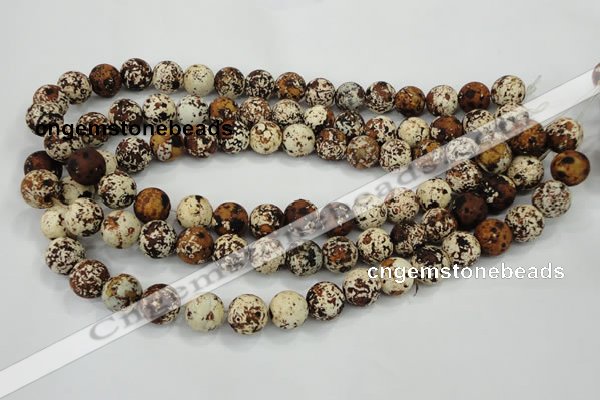CAA754 15.5 inches 16mm round wooden agate beads wholesale