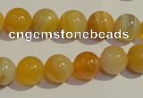 CAA91 15.5 inches 14mm round botswana agate gemstone beads