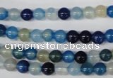 CAA930 15.5 inches 6mm round agate gemstone beads