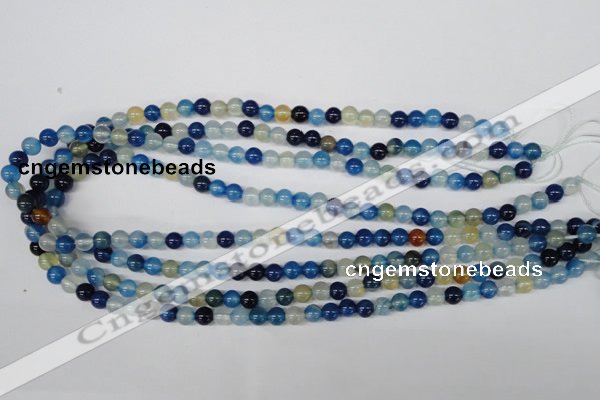 CAA930 15.5 inches 6mm round agate gemstone beads