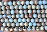 CAB1012 15 inches 8mm round blue agalmatolite beads wholesale