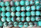 CAB1033 15 inches 10mm round blue agalmatolite beads wholesale