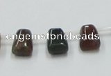 CAB130 15.5 inches 8*12mm trapezoid india agate gemstone beads