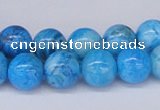 CAB222 15.5 inches 10mm round blue crazy lace agate beads