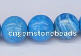 CAB224 15.5 inches 16mm round blue crazy lace agate beads