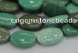 CAB30 15.5 inches 12*16mm oval green grass agate gemstone beads