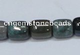 CAB393 15.5 inches 12*14mm column moss agate gemstone beads wholesale