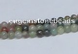 CAB430 15.5 inches 4mm round indian agate gemstone beads wholesale